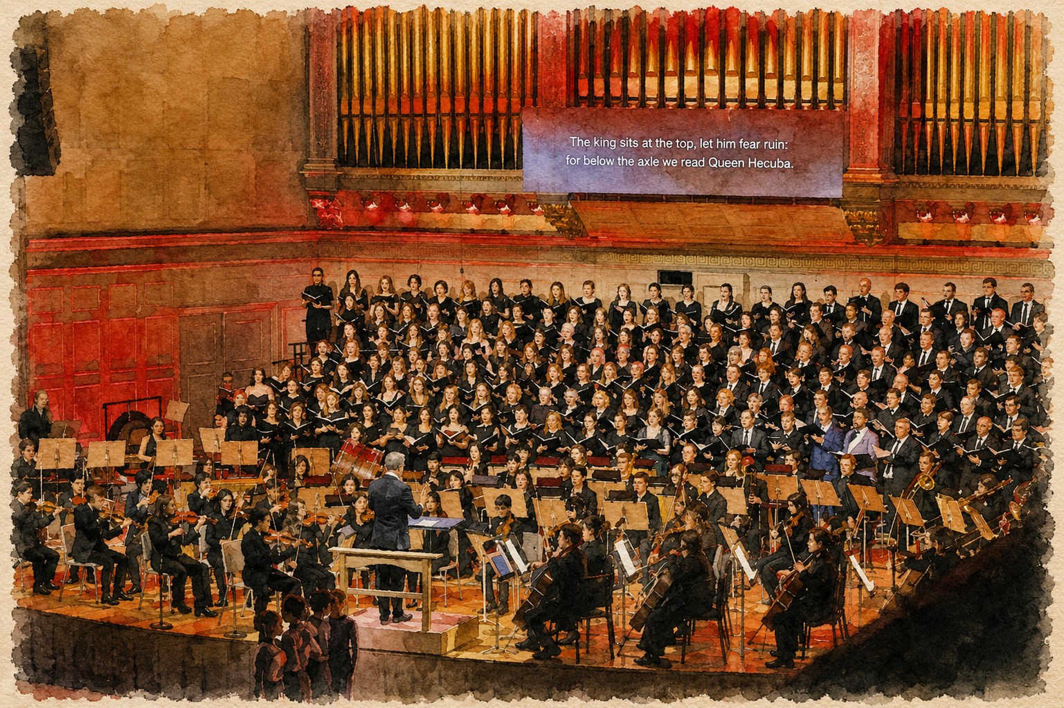 Back Bay Chorale performance illustration